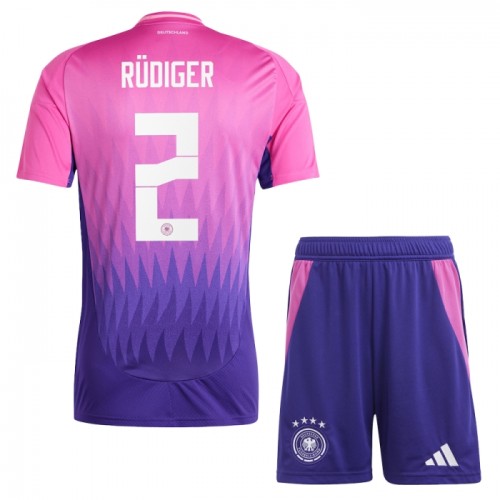 Conjunto Alemanha Antonio Rudiger 2 Equipamento Alternativo Euro 2024 - Criança Conjunto Alemanha Antonio Rudiger 2 Equipamento Alternativo Euro 2024 - Criança